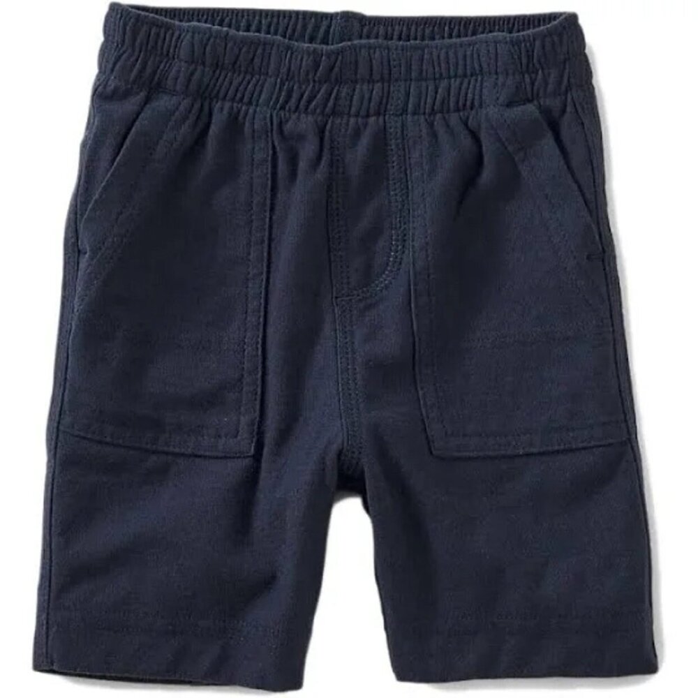 NWT Tea Collection Playwear Baby Shorts Indigo Size 9-12 Months